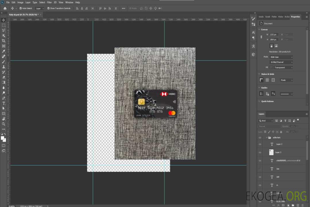 Israël Banque HSBC mastercard photolook , avant template Israël Banque HSBC mastercard photolook , avant template